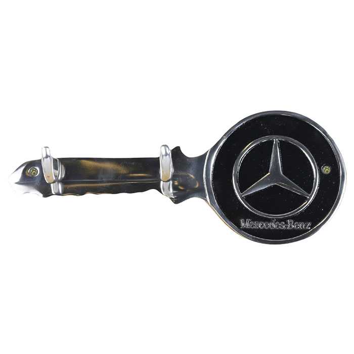 Mercedes Key Holders Aluminium With 2 Hooks 30cm
